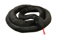 Plush Black Snake Mascot 110 cm