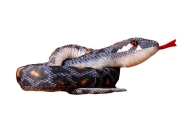Plush Gray Snake Mascot 210 cm