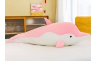 Pliušinis delfinas 70 cm, rožinis