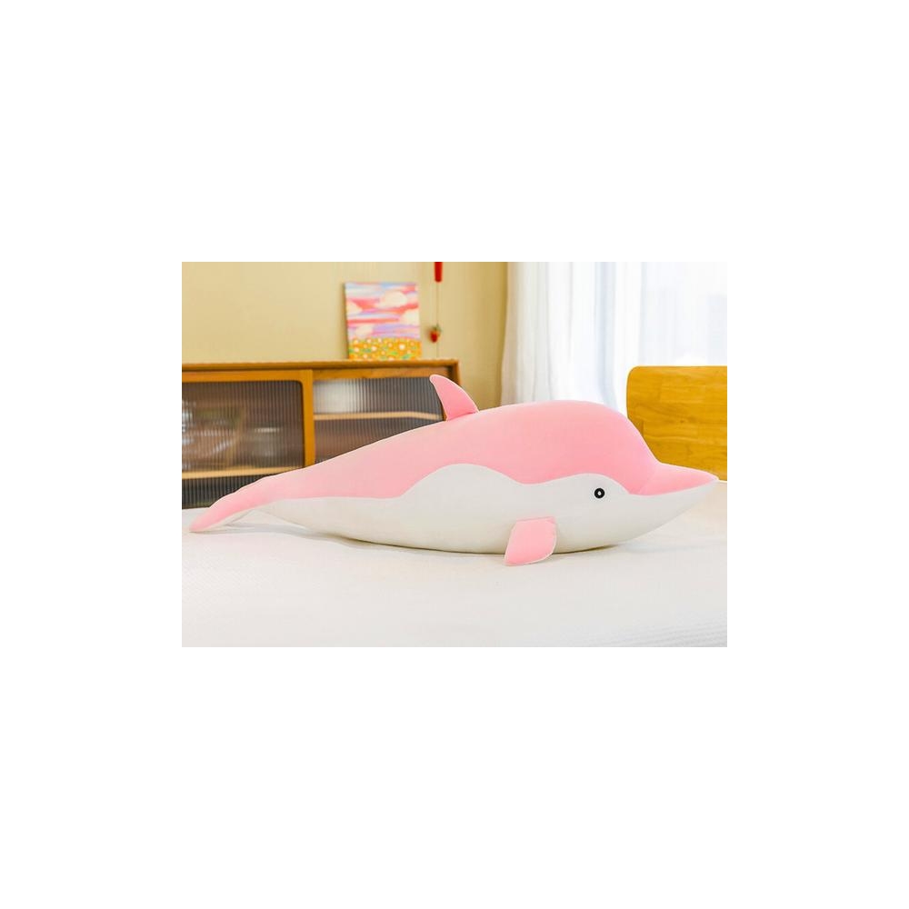 Pliušinis delfinas 70 cm, rožinis-Žaislai, Minkšti žaislai-e-vaikas