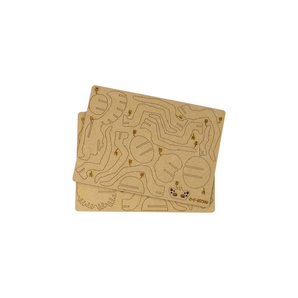 Drewniane Puzzle Przestrzenne 3D Pająk Składanka Edukacyjna 31 Elementów