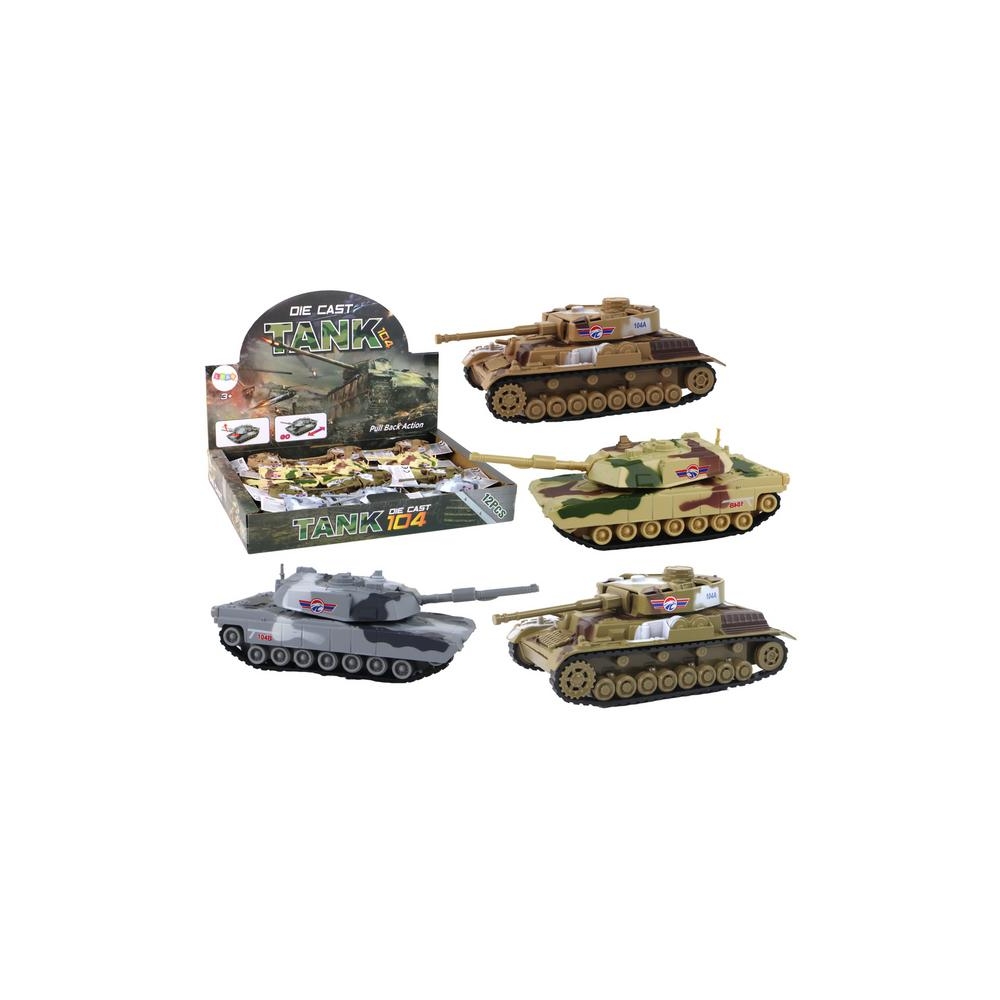 Aluminum Tank with Friction Drive, Various Colors