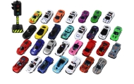 Aliumininių automobilių rinkinys 30 vnt dėžėje