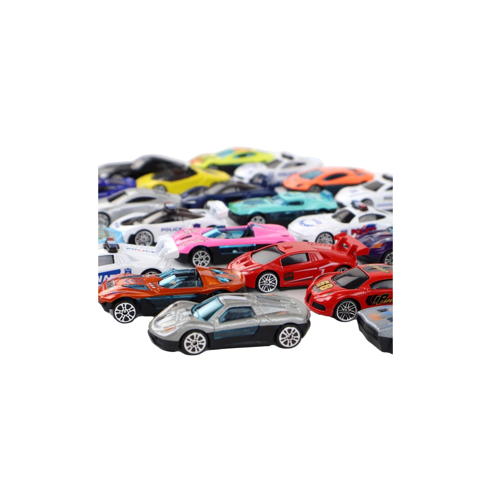 Aliumininių automobilių rinkinys 30 vnt dėžėje
