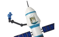 Zabawka Misja Kosmiczna Rakieta Astronauci Wyrzutnia 15 Elementów