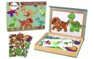 Magnetinių dėlionių rinkinys su dinozaurų motyvais-Žaislai, Dėlionės, Magnetinės dėlionės-e-vaikas