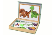 Edukacyjny Zestaw Puzzli Magnetycznych Z Motywem Dinozaurów