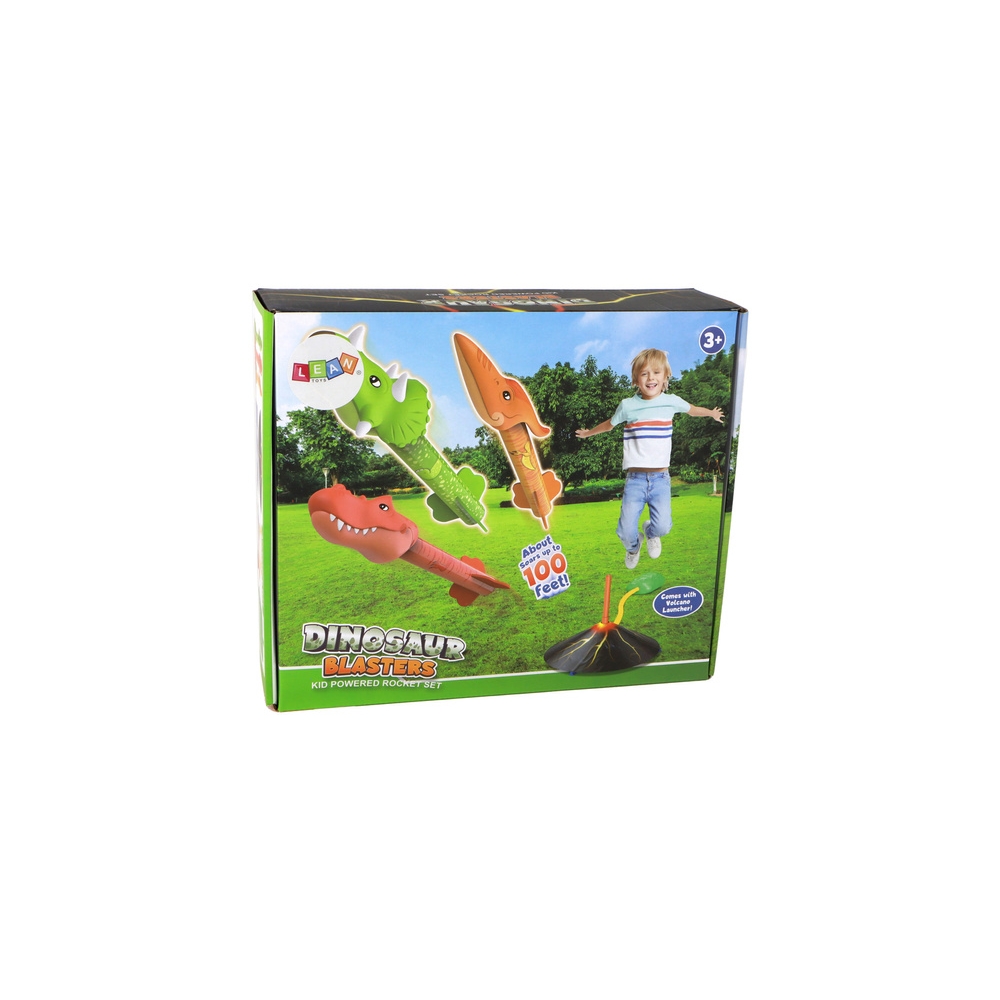 Ugnikalnio paleidimo raketos raketų dinozaurų žaidimas namuose ir kieme