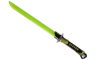 Glowing Samurai Sword Yellow Battle Weapon