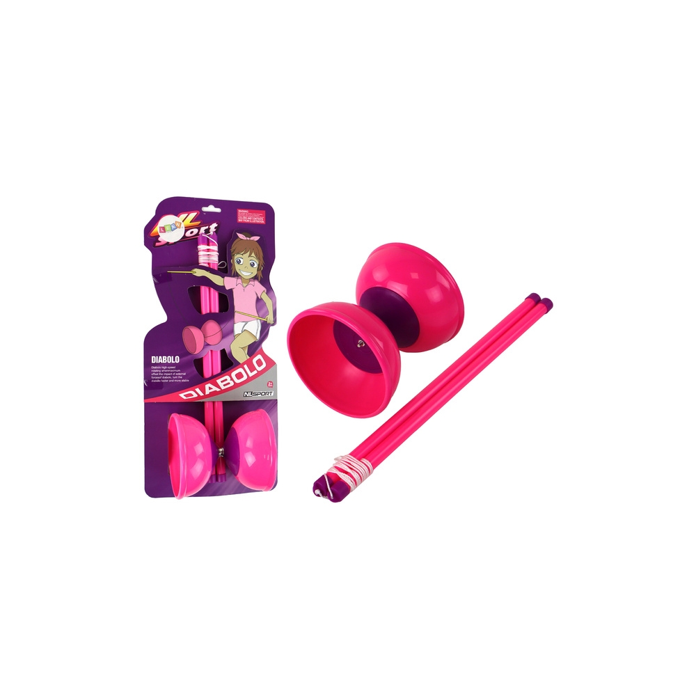 "Jojo" žongliravimo žaidimas "Diabolo Arcade Game Pink" 13,5x11,5 cm