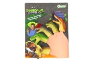 Guminės sensorinės pirštų lėlės Dinozaurai