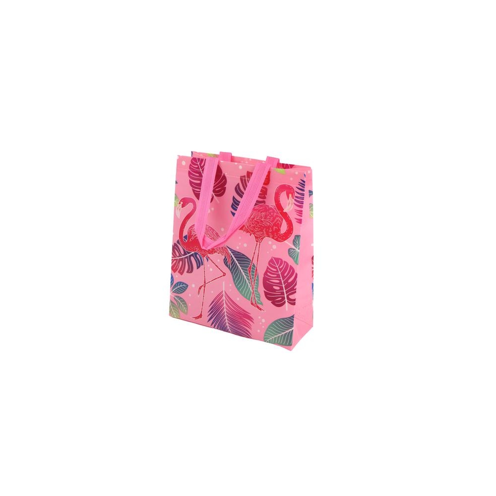 Rožinis flamingas Dovanų maišelis30,5 cm x 24,5 cm x 10 cm