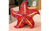 Mascot Plush Starfish Red Pillow 45 cm