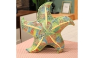 Mascot Plush Starfish Green Pillow 45 cm