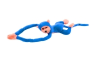 Plush Monkey Mascot with Sound, Blue 80 cm