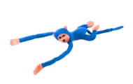 Plush Monkey Mascot with Sound, Blue 80 cm