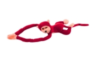 Plush Monkey Mascot with Sound, Red 80 cm