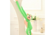 Plush Monkey Mascot with Sound, Green 80 cm