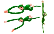 Plush Monkey Mascot with Sound, Green 80 cm