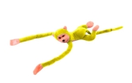 Plush Monkey Mascot with Sound, Yellow 80 cm