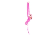 Plush Monkey with Baby Mascot, pink, 70 cm