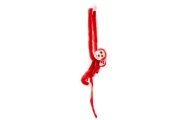 Mascot Plush Monkey with Baby, Red 70 cm