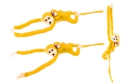 Mascot Plush Monkey with Baby, Yellow 90 cm