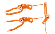 Mascot Plush Monkey with Baby, Orange 90 cm