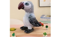 Plush Gray Parrot Mascot 20 cm