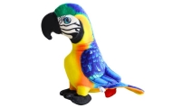 Plush Yellow Parrot Mascot 20 cm