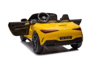 Elektromobilis Mercedes AMG SL63, lakuotas geltonas-Elektromobiliai vaikams, Mašinos-e-vaikas