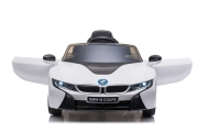 Elektromobilis BMW I8 Coupe, White-Elektromobiliai vaikams, Mašinos-e-vaikas