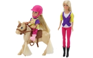 Anlily Doll Set with a Child and a Pony, Horse Farm