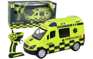Zdalnie Sterowany Żółty Ambulans Ze Światłami