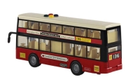 Double Decker City Bus Lights Sounds Red 1:16