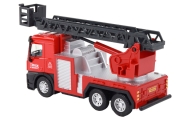 Red Fire Truck With Extendable Ladder Boom