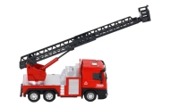 Red Fire Truck With Extendable Ladder Boom