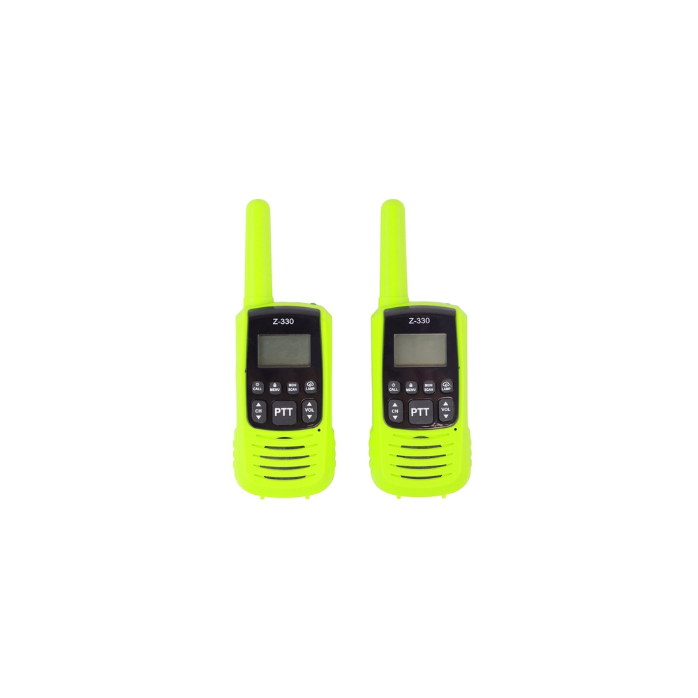 Krótkofalówki Walkie-Talkie Zielone Zasięg 3km Gadżet Do Komunikacji