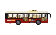 Miesto autobusas apšvietimas garsai 1:16 raudonas