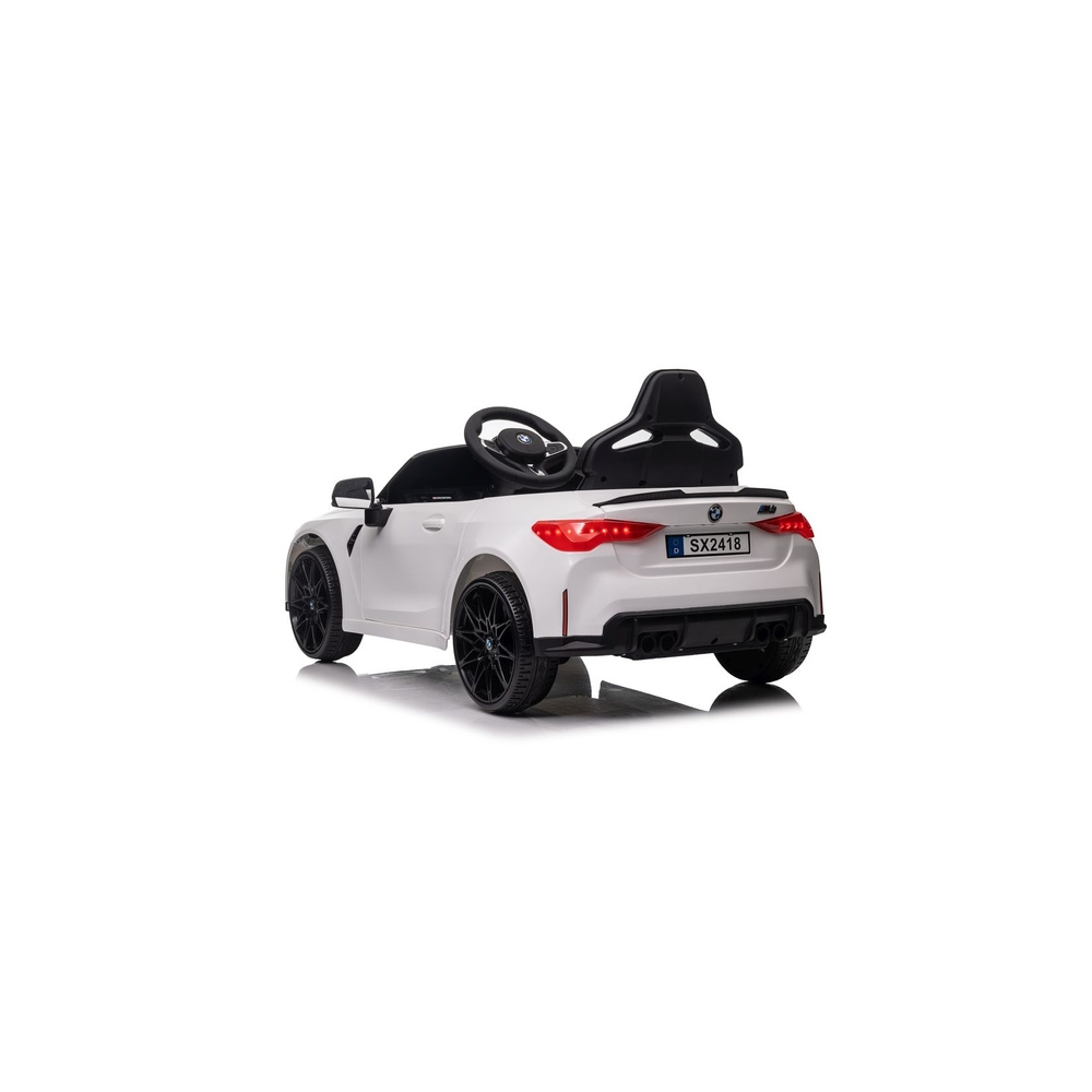 Elektromobilis BMW M4, White-Elektromobiliai vaikams, Mašinos-e-vaikas