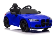 Elektromobilis BMW M4, lakuotas mėlynas-Elektromobiliai vaikams, Mašinos-e-vaikas