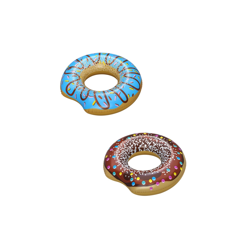 Plaukimo ratas „Donut“ (mėlynas, 107 cm) „Bestway“ 36118-Žaislai, Lauko žaislai, Pripučiami ratai, žaislai, čiužiniai-e-vaikas