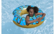 Koło Do Pływania Donut Pączek Niebieski 107 cm Bestway 36118