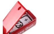 Pistolet Na Pieniądze Strzelający Czerwony Wyrzutnia Money Gun Banknoty