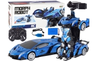 Samochód- Robot Transformacja R/C 1:10 Niebieski Sterowanie Gestami