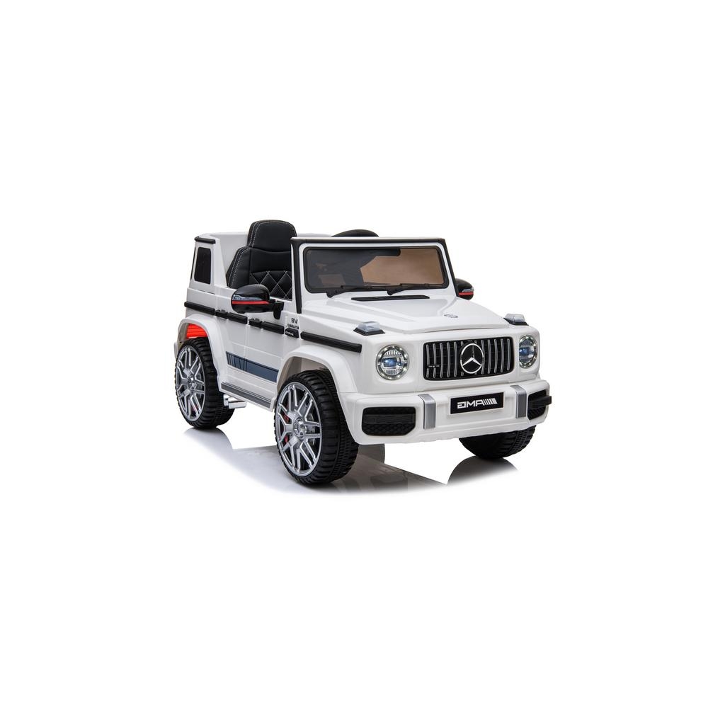 Elektromobilis Mercedes G63 BBH-0003, White-Elektromobiliai vaikams, Visureigiai-e-vaikas