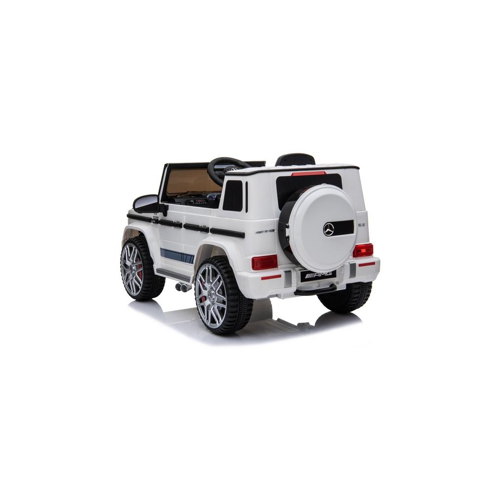 Elektromobilis Mercedes G63 BBH-0003, White-Elektromobiliai vaikams, Visureigiai-e-vaikas