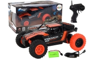 Nuotoliniu būdu valdomas R/C visureigis 1:24 oranžinės spalvos