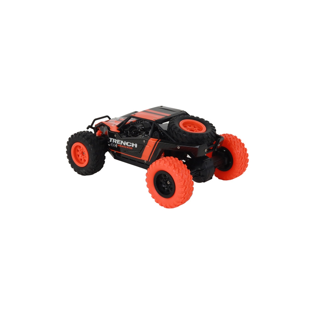 Nuotoliniu būdu valdomas R/C visureigis 1:24 oranžinės spalvos