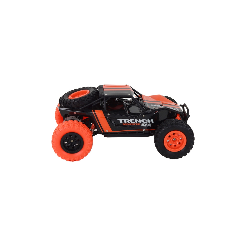 Nuotoliniu būdu valdomas R/C visureigis 1:24 oranžinės spalvos